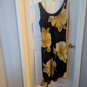 Jessica Howard yellow and black dress - XL ish